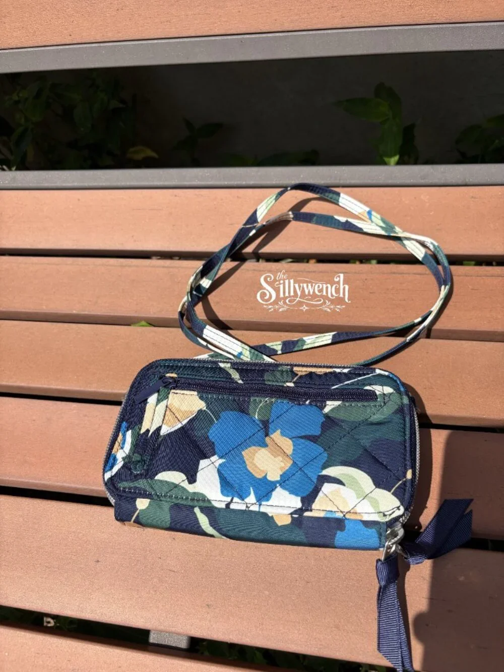 Vera Bradley Immersed Blooms RFID All in One Crossbody Bag in Performance Twill